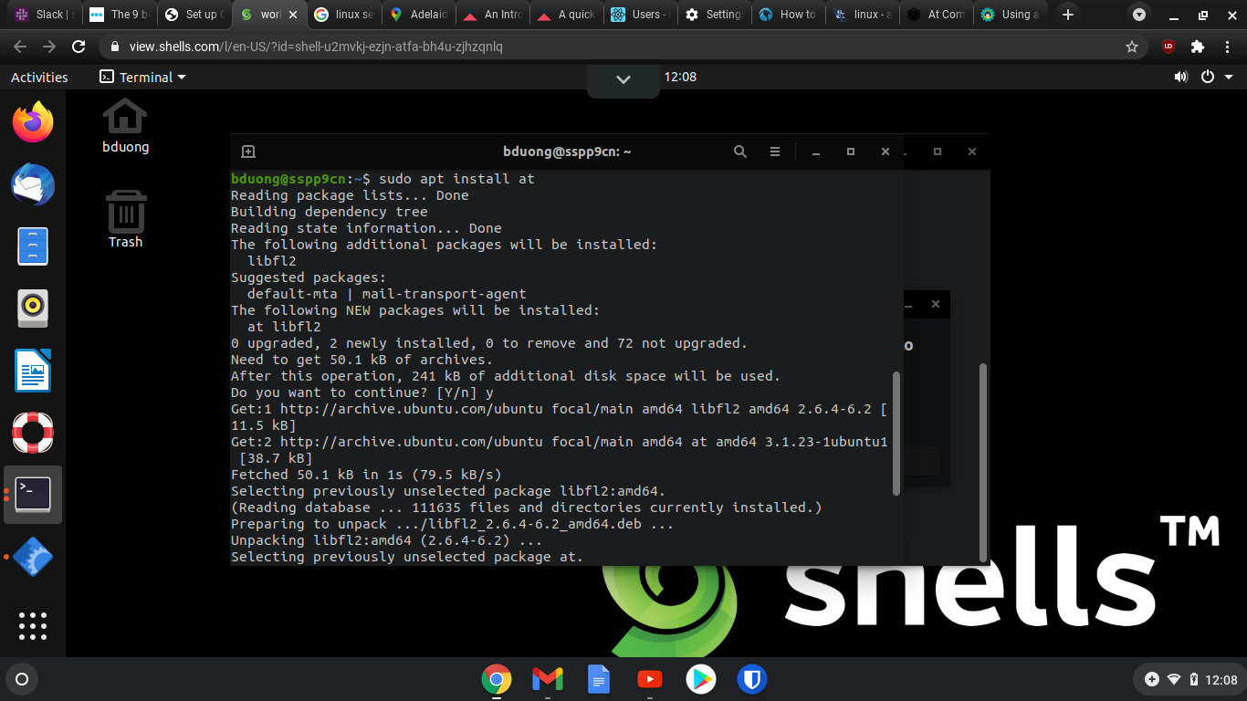 Shells - Your Computer in the Cloud