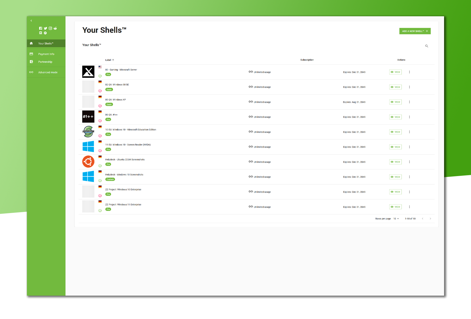 Shells - Your Computer in the Cloud